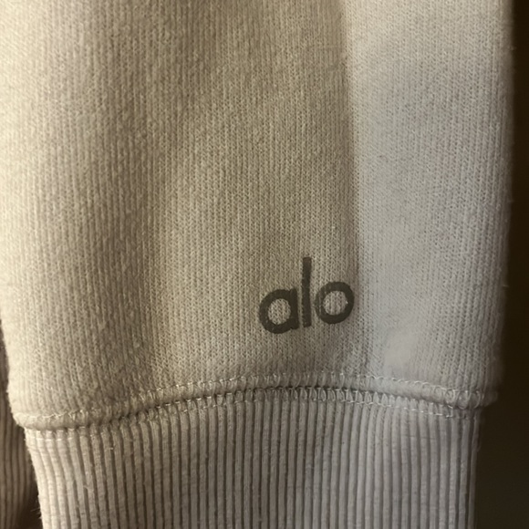 Alo white sweatshirt with mesh - Picture 3 of 4